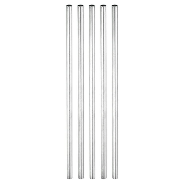 Unique Bargains Écrou de Raccord Rond M4x0.7mm 150mm Connecteur de Manchon Fileté Tube de Barre 5 Pcs