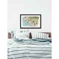 thumbnail image 5 of Marmont Hill Inc. 'Illustrated Map of California' Framed Painting Print 36 x 24, 5 of 5