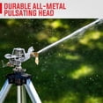 thumbnail image 5 of YAMATIC Impact Sprinkler on Tripod, 360° Adjustable Zinc Head, 20-90ft for Lawn & Yard Irrigation, 5 of 8