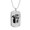 Military Chain (Gold), variant on Mr Fix It Woodworker Dog Tag Necklace Stainless Steel 24" Chain Silver Tone or Gold Tone