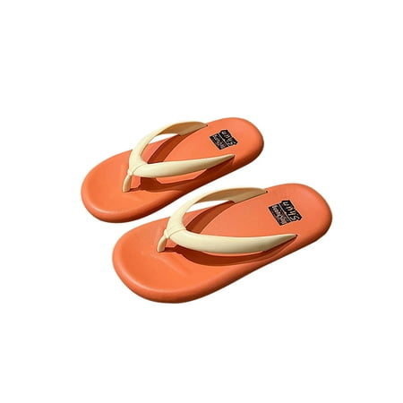 

Daeful Lady Lightweight Comfortable Clap Toe Slides Casual Cozy Flat Heels Sandal Quick Dry Summer Slippers