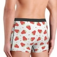 thumbnail image 3 of KLL Hand Drawn Strawberry Men's Cotton Boxer Briefs Underwear-Large, 3 of 8