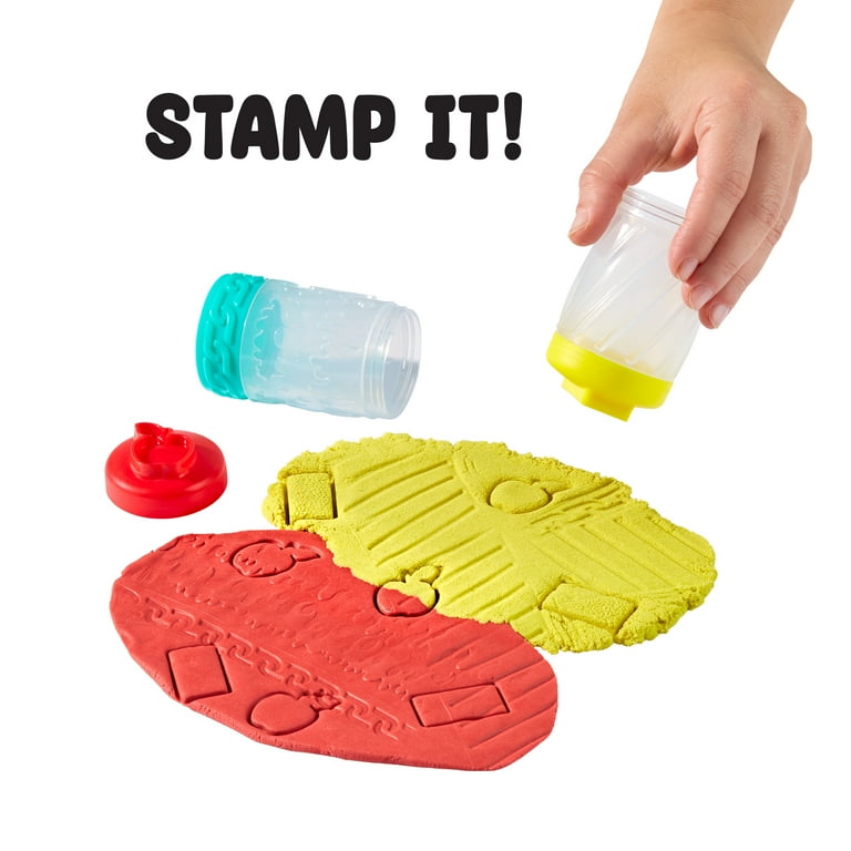 Wonder Factory Never Dry Dough & Sand Starter Set- Red Dough +