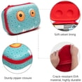 thumbnail image 2 of ZIPIT Pencil/Storage Beast Box, Hard Shell, 8.2" x 5" x 3.15", Monster Face, Blue Pattern (ZBB-BP), 2 of 5
