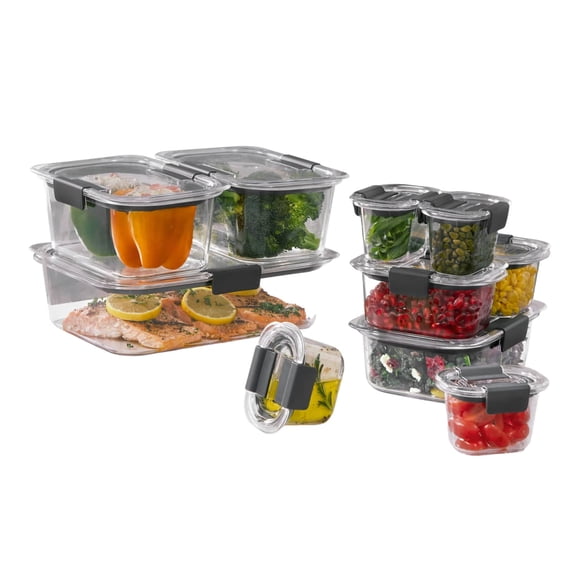 Rubbermaid Brilliance 20-Piece Food Storage Container Set