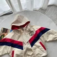 thumbnail image 3 of Chaqueta de primavera y otoño para niños, abrigo informal con capucha y estilo para bebé, ropa de primavera, origen continental de China, 2024, 3 of 5