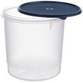 thumbnail image 2 of Contenedores de plástico redondos modulares multiusos Signoraware de 5,5 litros con tapa | Aptos para uso alimentario, sin BPA y a prueba de fugas | Organizadores para arroz, especias, harina y granos, 2 of 3