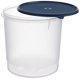 thumbnail image 2 of Contenedores de plástico redondos modulares multiusos Signoraware de 5,5 litros con tapa | Aptos para uso alimentario, sin BPA y a prueba de fugas | Organizadores para arroz, especias, harina y granos, 2 of 3