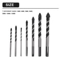 thumbnail image 4 of Juego de Brocas para MamposteríA con Punta Carburo Tungsteno 7 Piezas Ladrillos HormigóN Baldosas CeráMica Porcelana (3, 4, 5, 6, 8, 10, 12 Mm), 4 of 5
