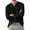 Black, variant on Men's T-Shirts Graphic Summer Loose Long Sleeve V Neck Outdoor Loose Fit Solid Color Casual Daily Home Breathable T Shirt
