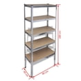 thumbnail image 5 of vidaXL Storage Rack Garage Storage Shelf 10 pcs, 5 of 6