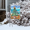 thumbnail image 4 of Briarwood Lane Beachy Christmas Tree Double-Sided Blocker Garden Flag, 4 of 4