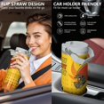 thumbnail image 6 of 1pc Chieftain 30oz Tumbler with Straw & Handle - Insulated Stainless Steel Cup | Holiday Gift for Man Women (Christmas, Valentine's, Birthday), 6 of 7