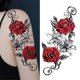 thumbnail image 2 of Tatuajes Temporales Extra Grandes Oso de Fresa 5 Hojas de Tatuajes Falsos de Brazo Completo y 8 Hojas de Pegatinas de Medio Brazo, 2 of 3