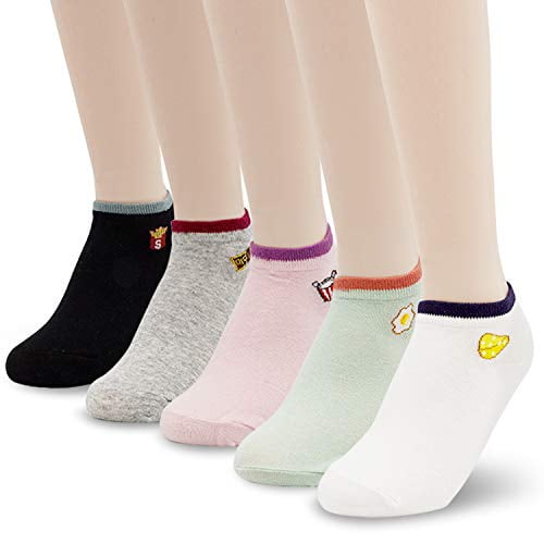Women Lady Love Heart Casual Socks Cute Ankle High Warm Cotton Breathable Socks 