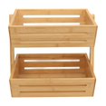thumbnail image 1 of Bamboo Fruit Basket, Easy To Clean Fruits Stand Storage Holder  For Kitchen, 1 of 8