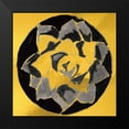 thumbnail image 2 of Cartissi 20x20 Black Modern Framed Museum Art Print Titled - Gold Cactus I, 2 of 5