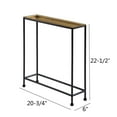 thumbnail image 2 of Comfort Pointe Contemporary Space-saving Metal Rectangle End Table, Bronze, 2 of 11