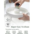 thumbnail image 5 of Pasta Bowls, 65 oz Large Salad Bowls Set of 2, 10'' Serving Bowls for Wedding, Ceramic Shallow Bowl Plates, Serving Dishes for Entertaining, Microwave Dishwasher Safe, 5 of 8