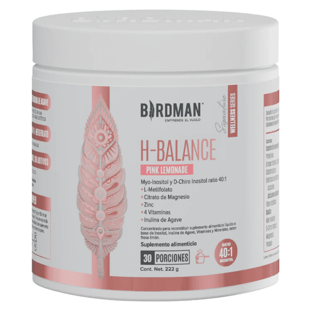 BIRDMAN H BALANCE 30 PORCIONES 222 GR SABOR SABOR PINK LEMONADE