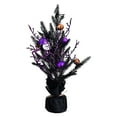 thumbnail image 2 of Halloween Decorations Indoor Black Halloween Tree Small Halloween Tree With And Black Halloween Christmas Tree For Front Door Mantel Home Tabletop Decor, 2 of 5