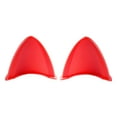 thumbnail image 2 of Flmtop 2Pcs Self-adhesive Helmet Cat Ears Ornament Accessory for Motorcycle, 2 of 10