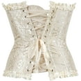 thumbnail image 3 of Femmes Corsets Bustiers Désossés Top Brodé Grande Taille, 3 of 7