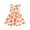 Orange, variant on Dresses for Girls Summer Toddler Kids Girls Sleeveless Casual Dress Colorful Fruit Print Sundress with Bow Design Baby Dress Orange 6 Months-9 Months