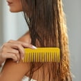 thumbnail image 4 of Handleless Wide Tooth Hair Comb 2 Pack, No Handle Plastic Detangling Shampoo Comb for Curly Thick Long Hair, Wet Dry Hair Styling Comb for Women Girls, 4 of 5