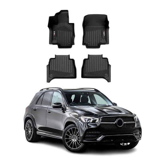 OMAC Premium Floor Mats for Mercedes GLE Class W167 2020-2026 Heavy Duty Black