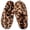 Leopard, variant on Women's Cozy Memory Foam Slip on Slippers Fluffy Lined House Shoes with Anti-Slip Indoor Outdoor, Leopard,7-8 US