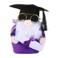 thumbnail image 2 of Adorno de escritorio Giyblacko Regalos decorativos para personas mayores sin rostro en temporada de graduación Muñeca americana con gafas y paño de soltero, 2 of 8