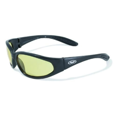 UPC 787217485362 product image for Global Vision HERCYT Hercules Safety Glasses with Yellow Tint Lenses and Black F | upcitemdb.com