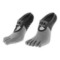 thumbnail image 3 of Unique Bargains 1 Pair Five Toe Socks Non-Slip Classic Socks for Women Light Gray, 3 of 6