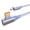 0.25m-Purple, variant on L-Shaped USB C Cable 120W, Braided Double End Type C Connector Power Cord for Gaming Grip, In-Car Power and 480Mbps Data Sync