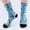 Blue, variant on Personalized Face Socks Custom Sock with Photo Funny Gifts for Men Women (Grey One Size)