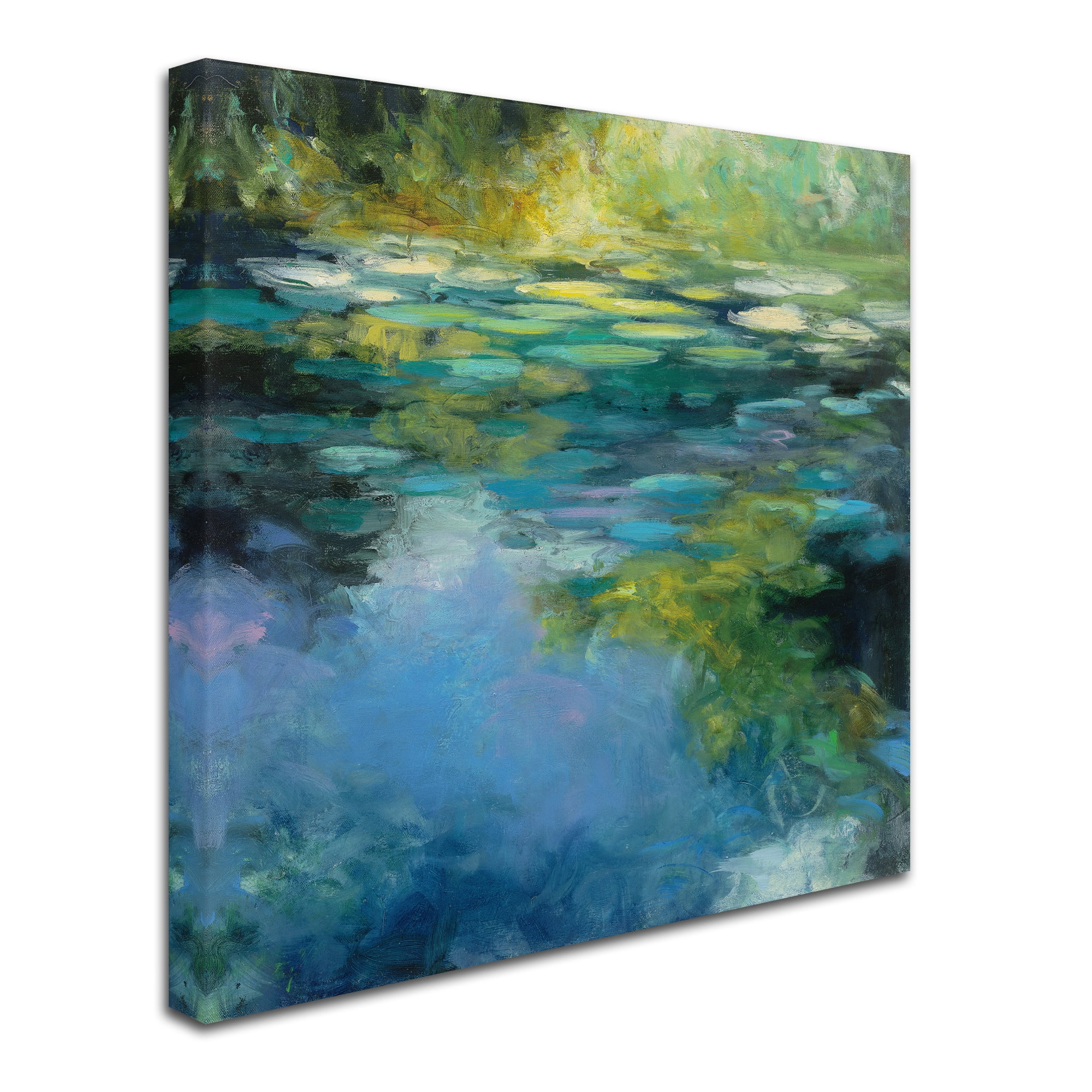 Trademark Fine Art 'Water LiIies III' Canvas Art by Julia Purinton