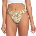 thumbnail image 1 of Fotbe Retro 70s 60s Flower Tanga Sin Costuras para Mujer con Estampado – Panties Invisibles, Transpirables y Cómodos para Uso Diario-XX-Large, 1 of 6