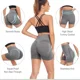 thumbnail image 3 of Pantalones Cortos Para Mujer, 2 Piezas, Cintura Alta, 3 of 8