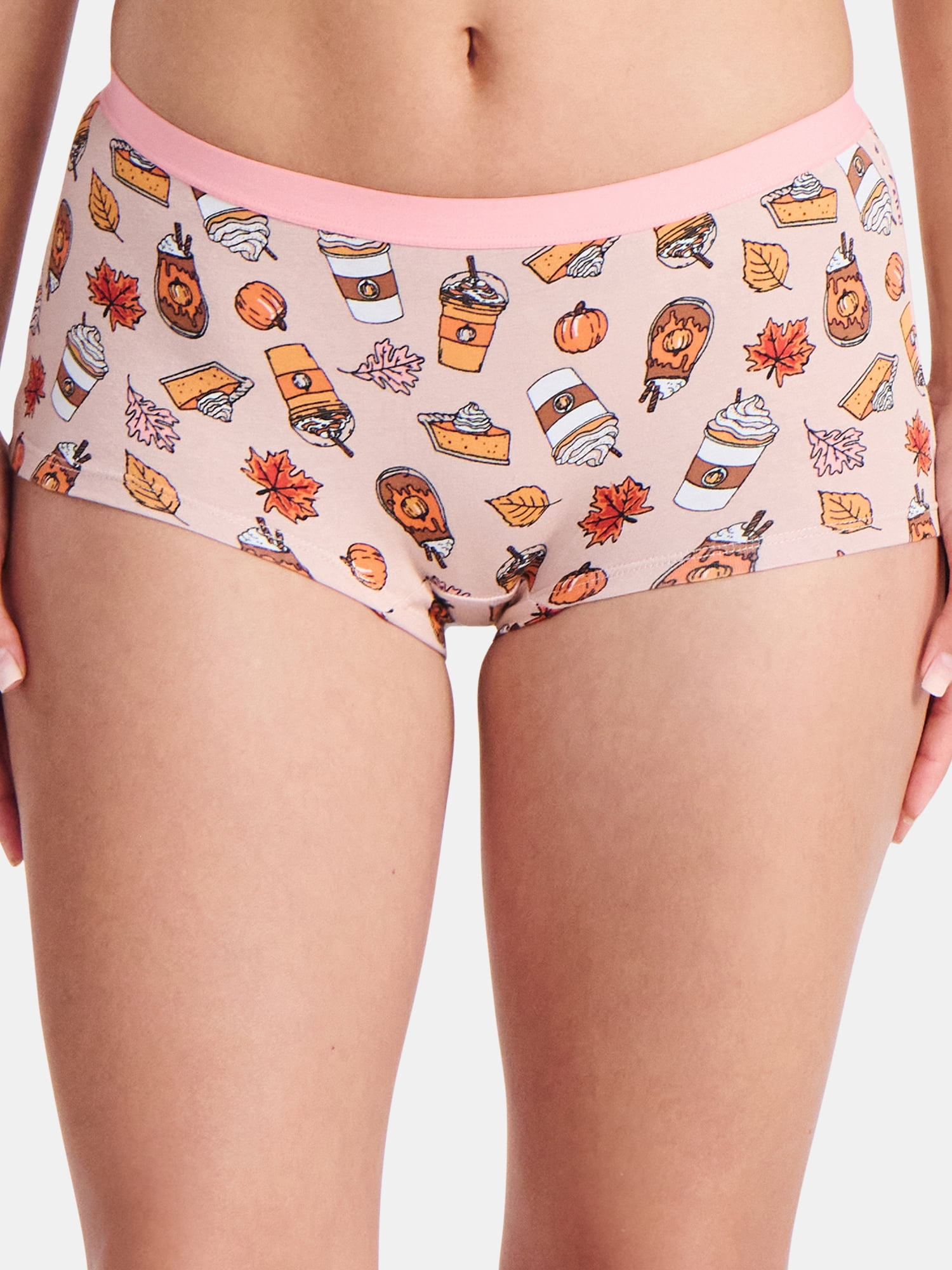 Way to Celebrate Women's Boyshort Panties, 3-Pack, Sizes S-XXL