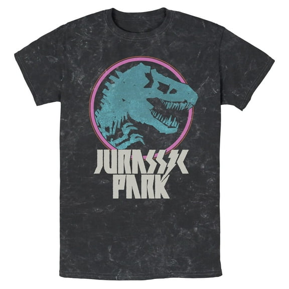 Mens Jurassic World Neon Pop Fossil T Shirt
