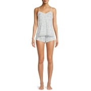 Jessica Simpson Women's and Women's Plus Cami and Shorts, 2-Piece Sleep Set