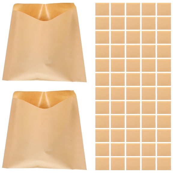CCOCC 100pc Food Grade Sandwich Paper Bags for Snacks and Treats