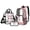 Cartoon Rabbit, variant on ZUXONGSY Axolotl Strawberry Print Stadium Approved Clear Backpack Set, 3 Piece Heavy Duty Transparent Bags with Lunch Bag & Pencil Case, for Concerts, Sports, Work, School