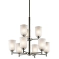 thumbnail image 1 of Kichler 43672NI Shailene 9 Light Chandelier, Brushed Nickel, 1 of 1
