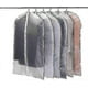 thumbnail image 1 of 6 Pack Moth Proof Clothes Covers With Zipper For Wardrobe Storage - 60 X 100cm (white Zipper), 1 of 4