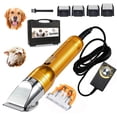 thumbnail image 1 of Electric Professional Dog Grooming Clippers, 350W Sheep Shears Pet Grooming Clippers for Heavy Duty Hair,Horses Cat Farm Livestock Fur Carpet Trimmers Shaver for Thick Coats, 1 of 7