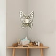 thumbnail image 1 of Oleegame 1PC Spoon And Lid Rest Wooden Butterfly Corner Rack Decorative Butterfly Floating Rack Wall Hanger Bedroom Living Room Gift, 1 of 9
