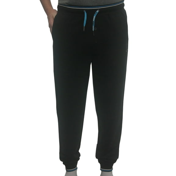 PGA Tour Golf Men's Cotton Jersey Knit Jogger Sweat Pant, X-Large Black -