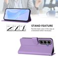 thumbnail image 3 of Compatible with Samsung Galaxy A51 5G Wallet Case with RFID Blocking Credit Card Holder, PU Leather Folio Flip Kickstand Protective Shockproof Anti-fall Phone Case Cover Women Men,Lavender, 3 of 13
